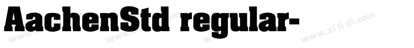 AachenStd regular字体转换